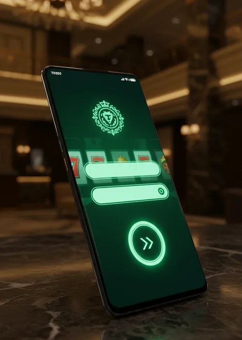 Secure login page of Lucky Fox Casino showing email and password fields for players.